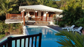Villa de charme avec piscine et vue mer à Deshaies